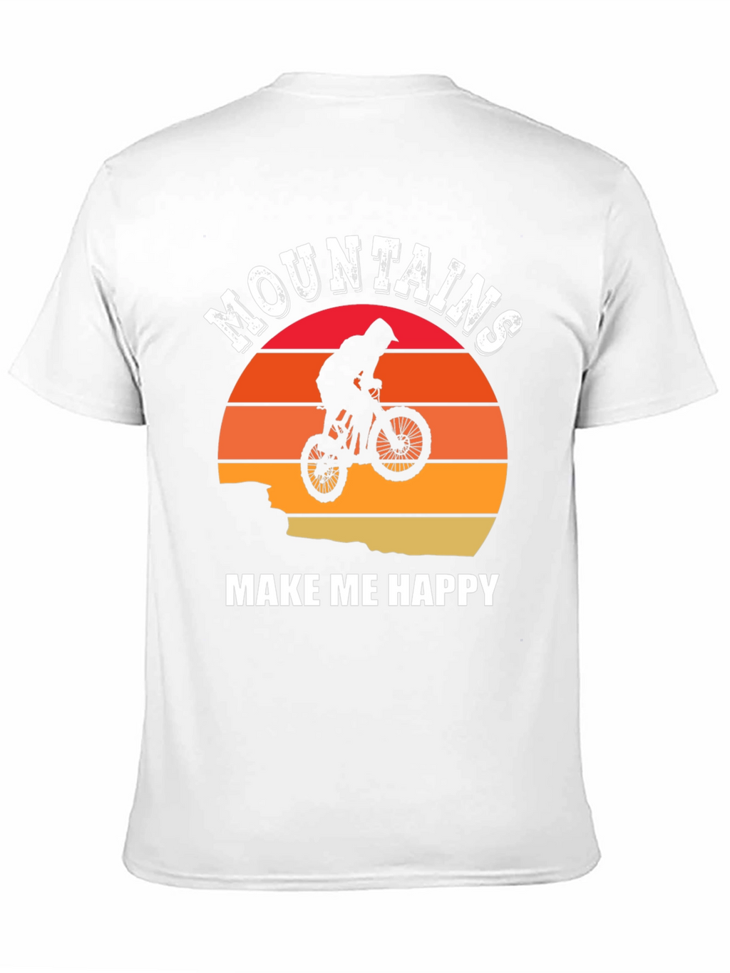 Mountains Make Me Happy Graphic T-Shirt