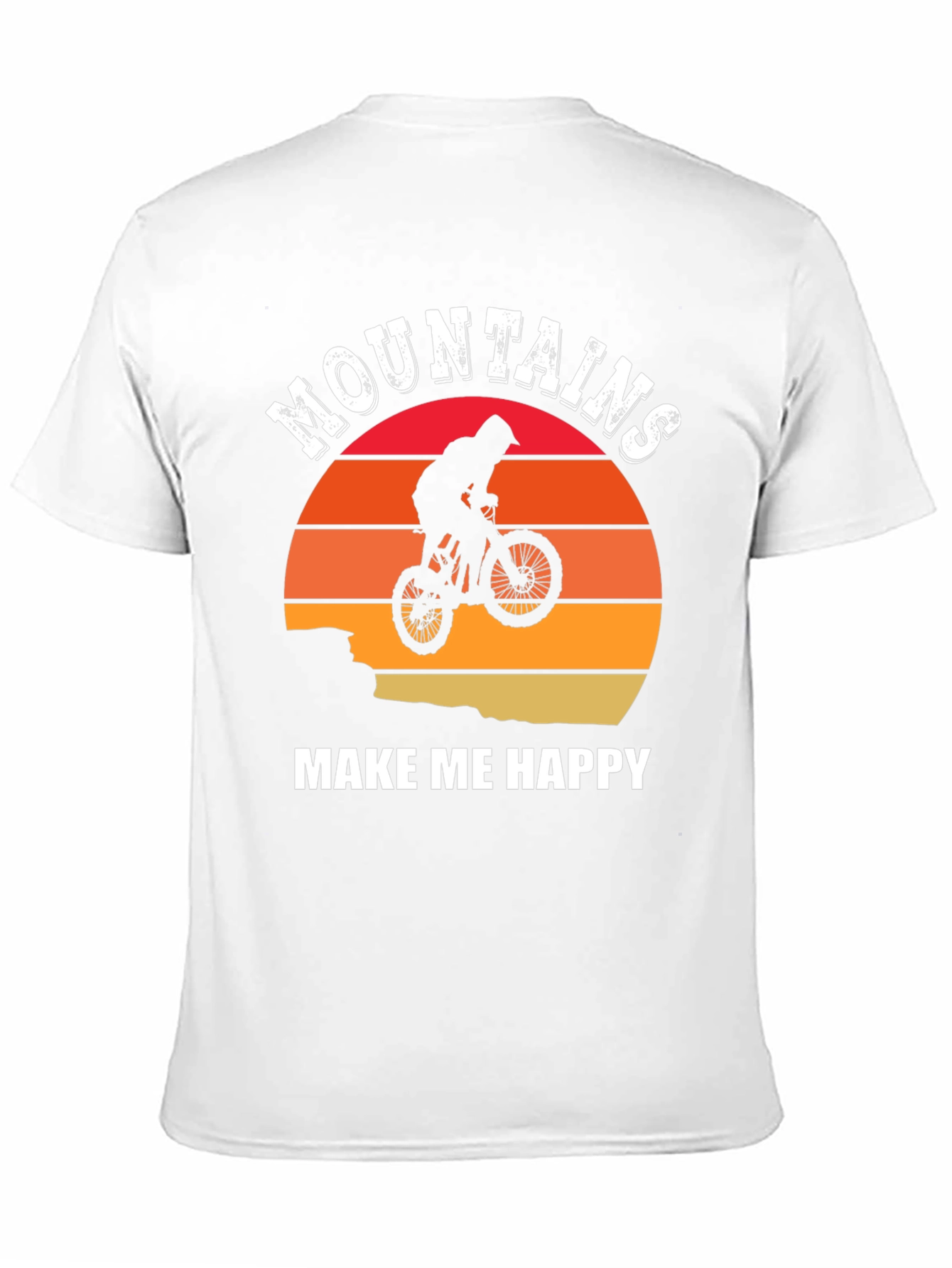 Mountains Make Me Happy Graphic T-Shirt