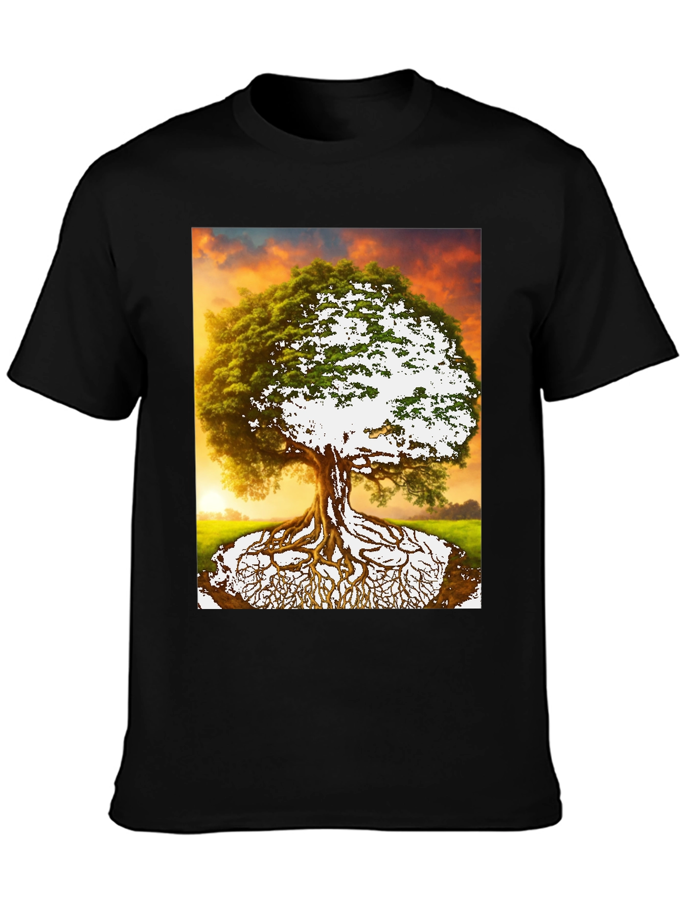 Tree of Life Graphic Tee - Nature Inspired Menswear