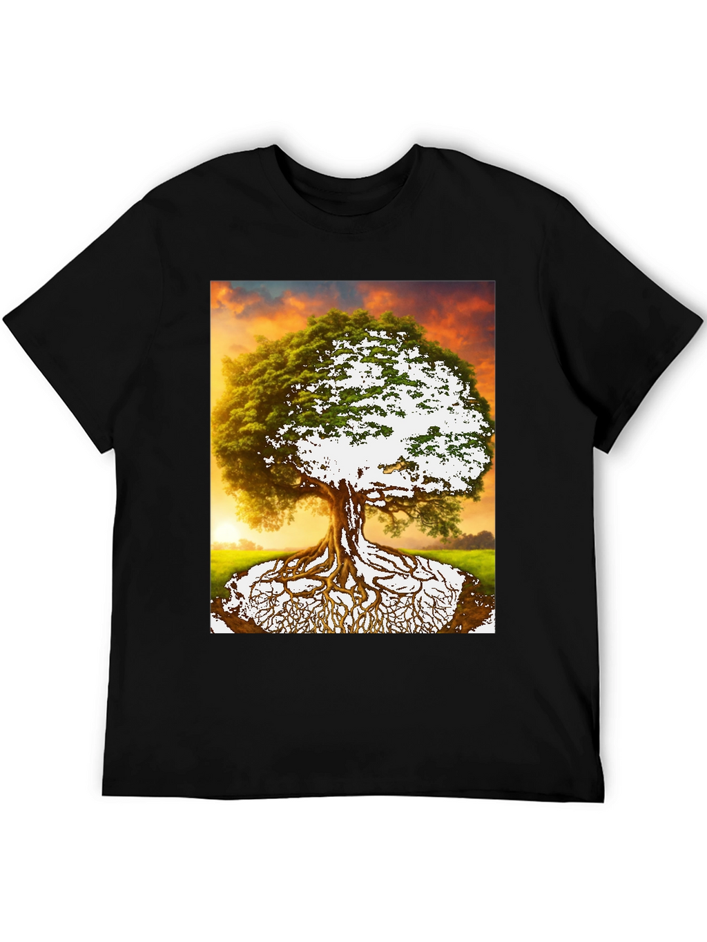 Tree of Life Graphic Tee - Nature Inspired Menswear