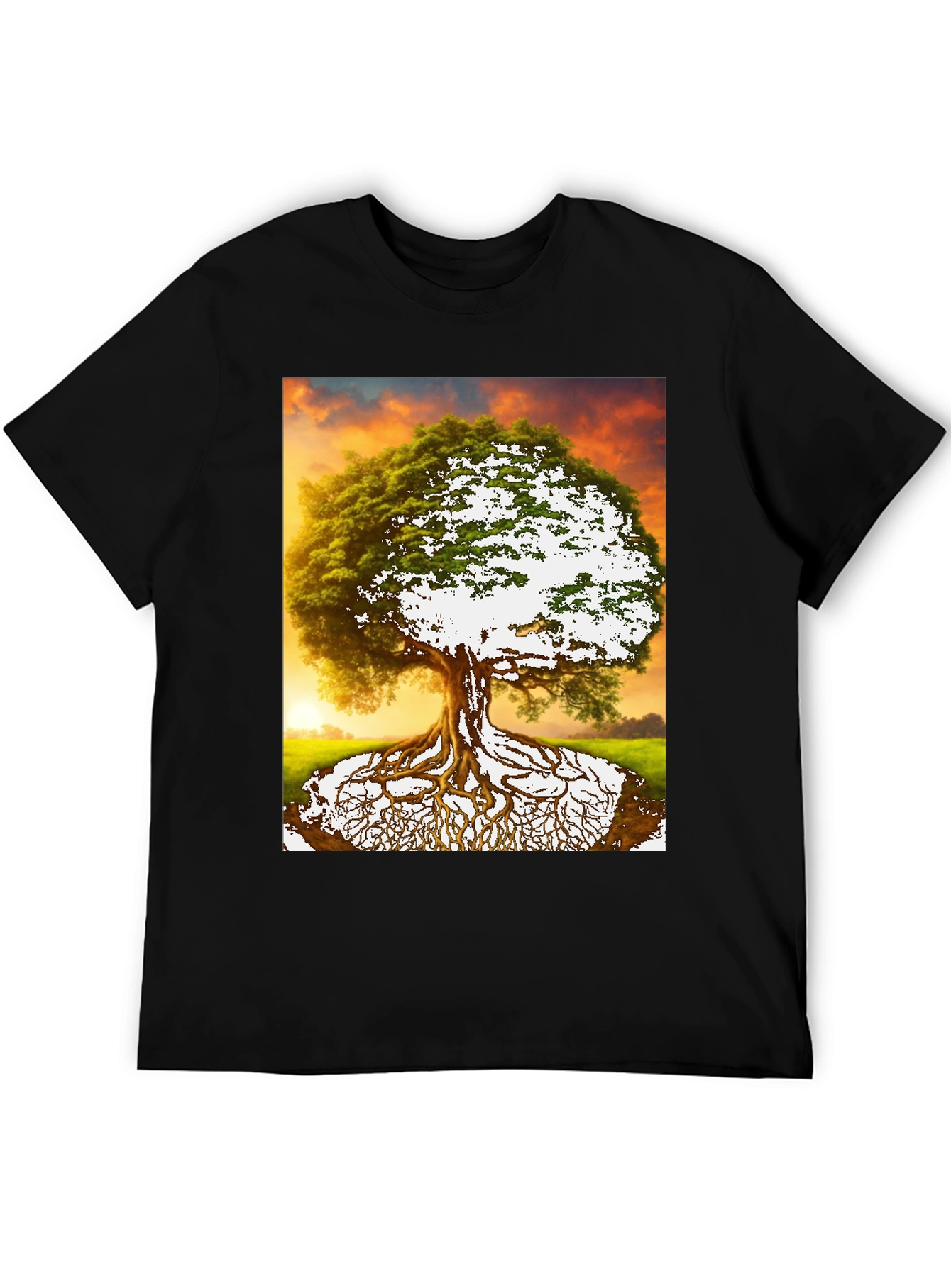 Tree of Life Graphic Tee - Nature Inspired Menswear
