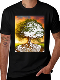 Tree of Life Graphic Tee - Nature Inspired Menswear