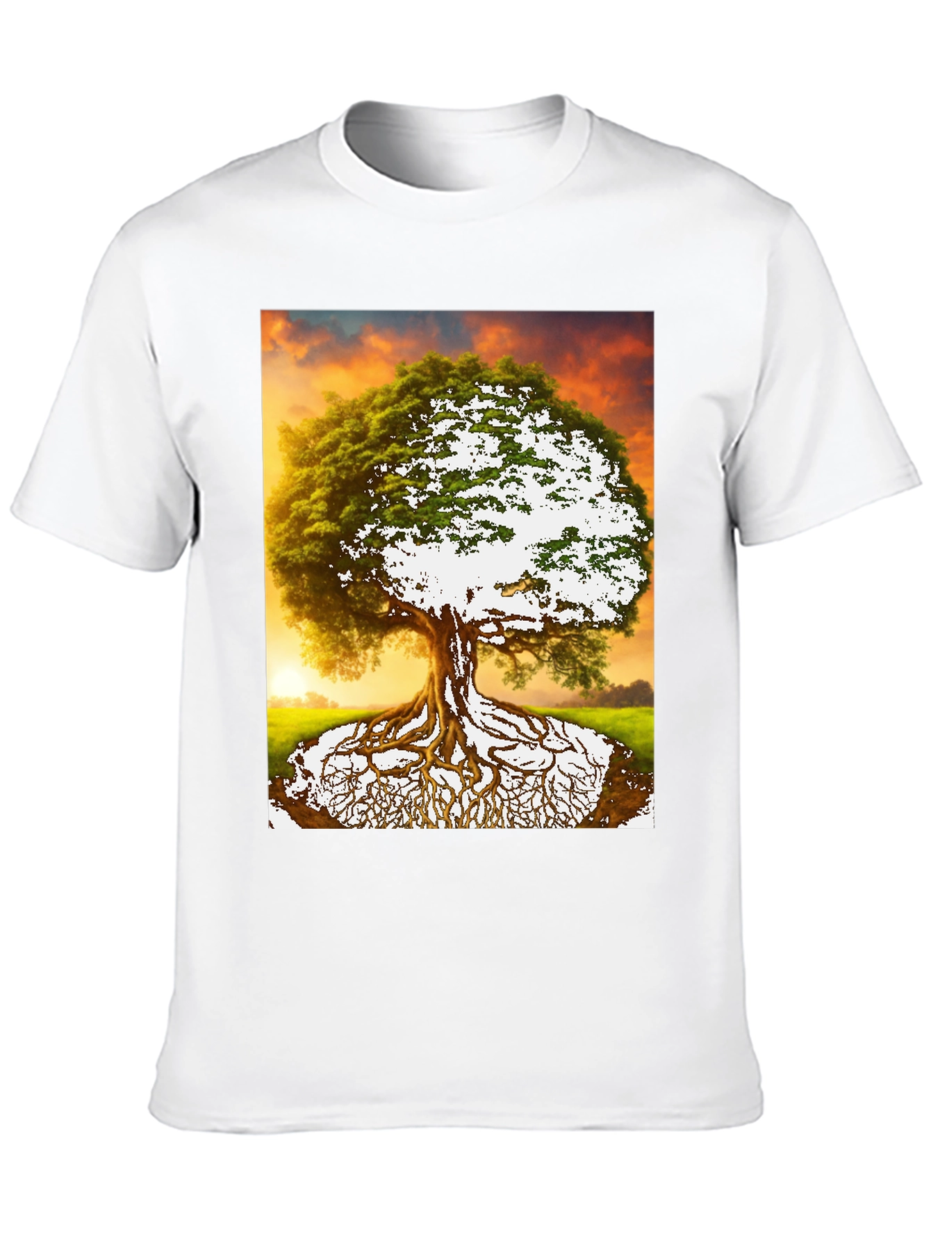 Tree of Life Graphic Tee - Nature Inspired Menswear