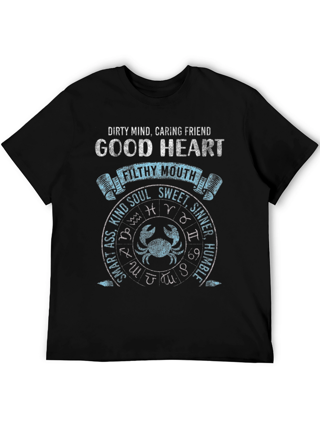Dirty Mind Good Heart Zodiac T-Shirt