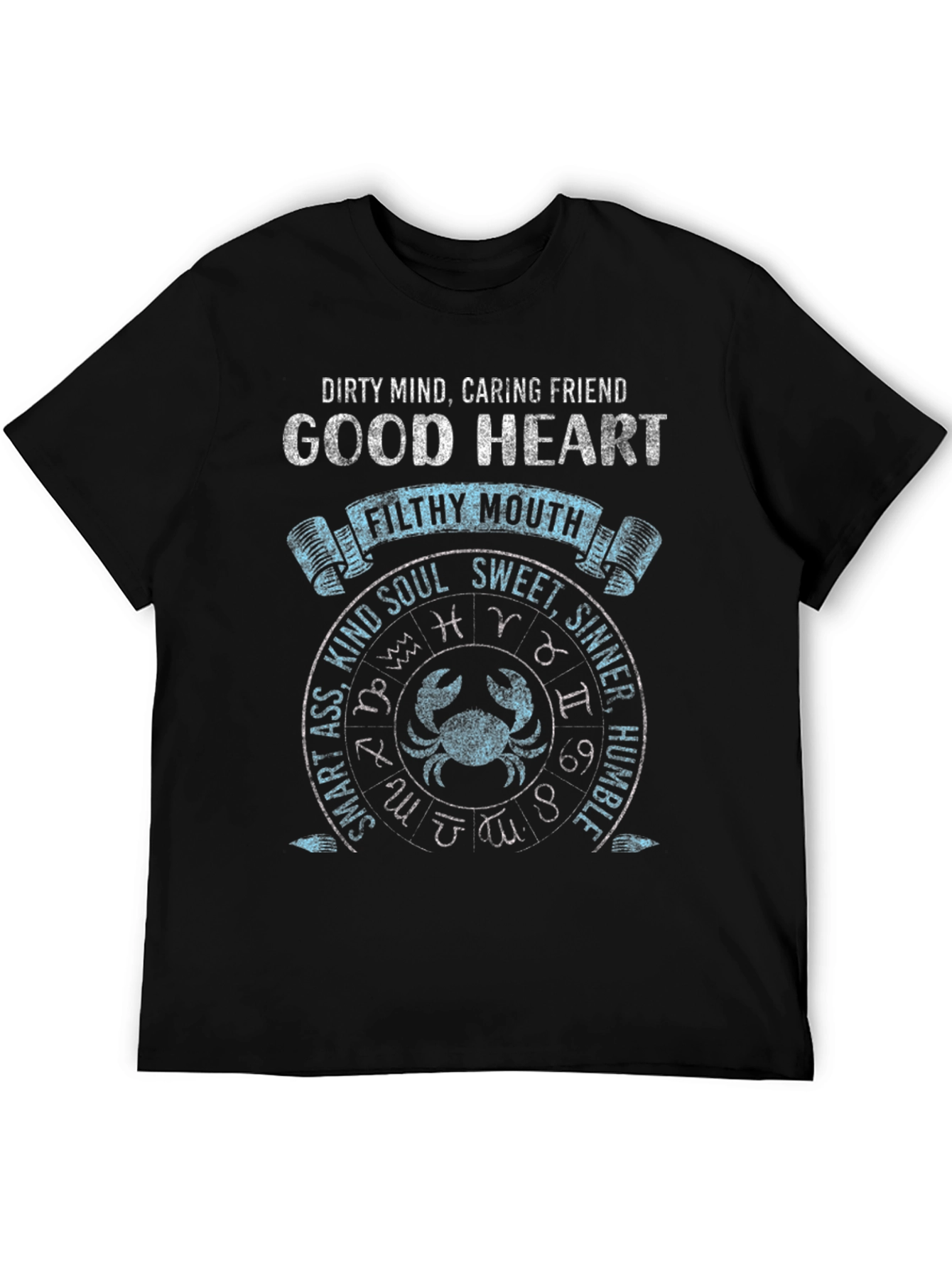 Dirty Mind Good Heart Zodiac T-Shirt