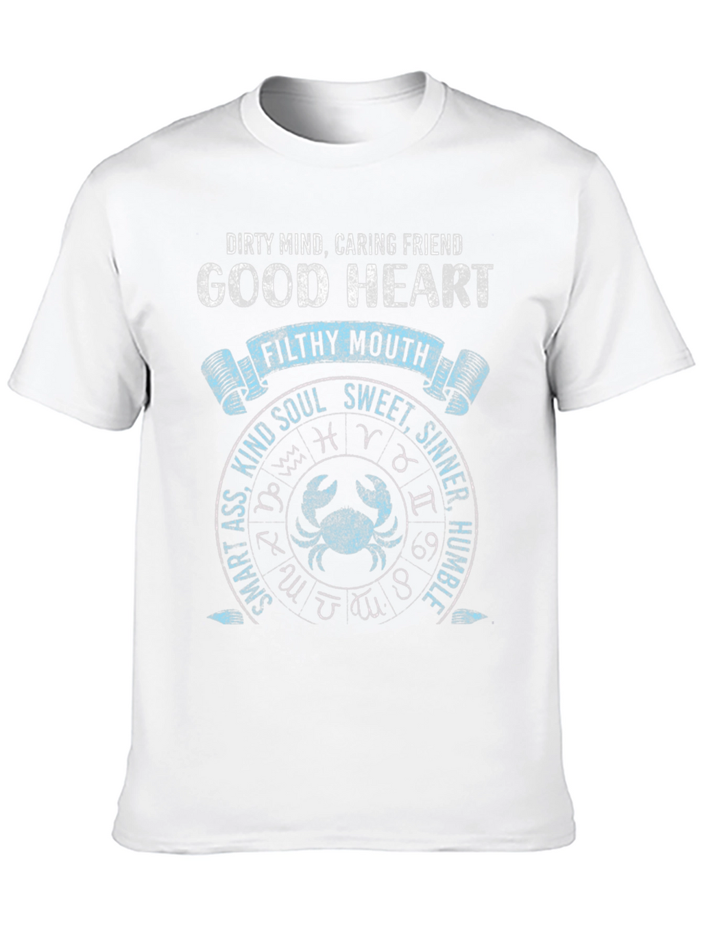 Dirty Mind Good Heart Zodiac T-Shirt