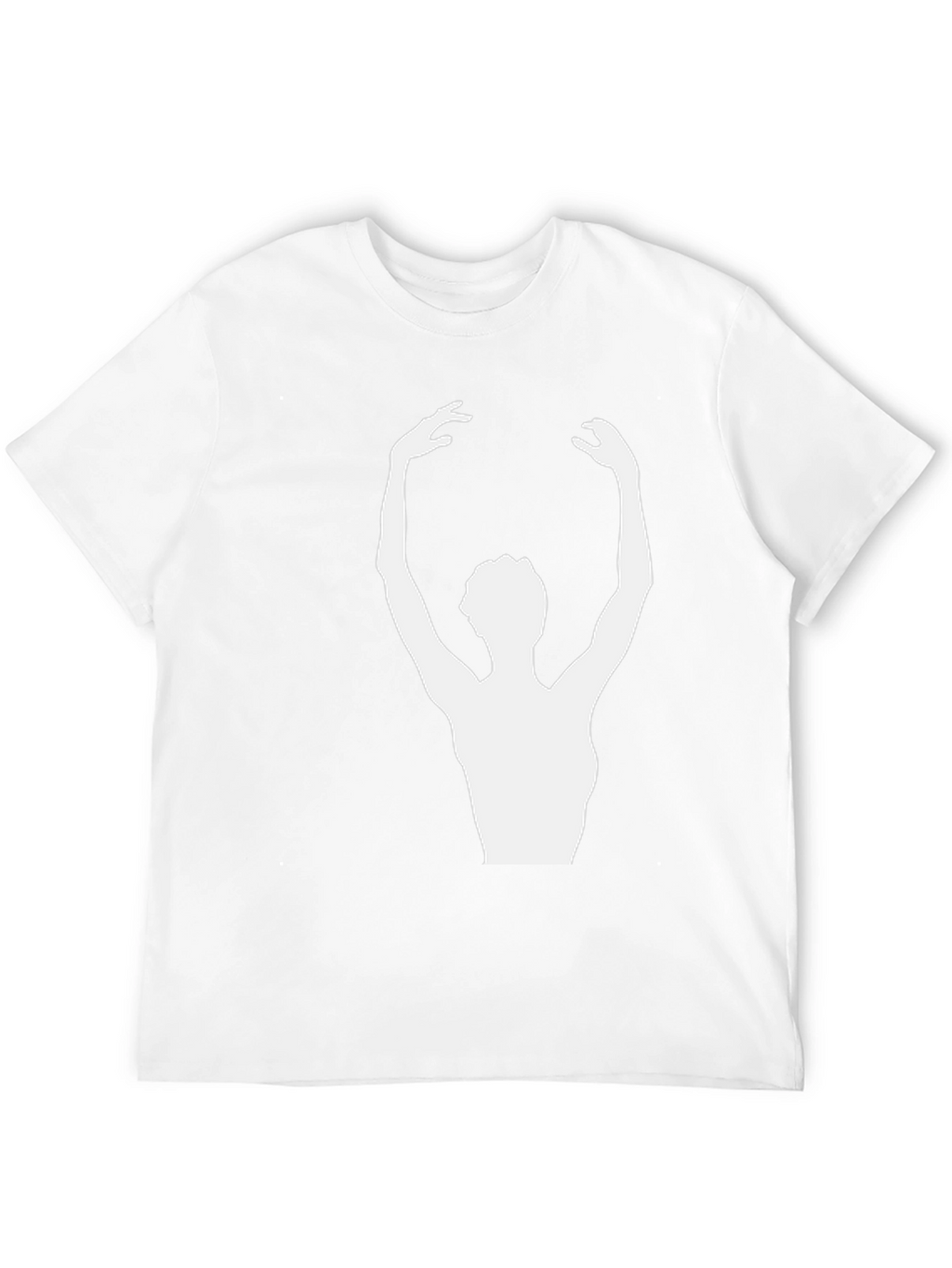 Ballerina Graphic Tee - Stylish Unisex Black T-Shirt