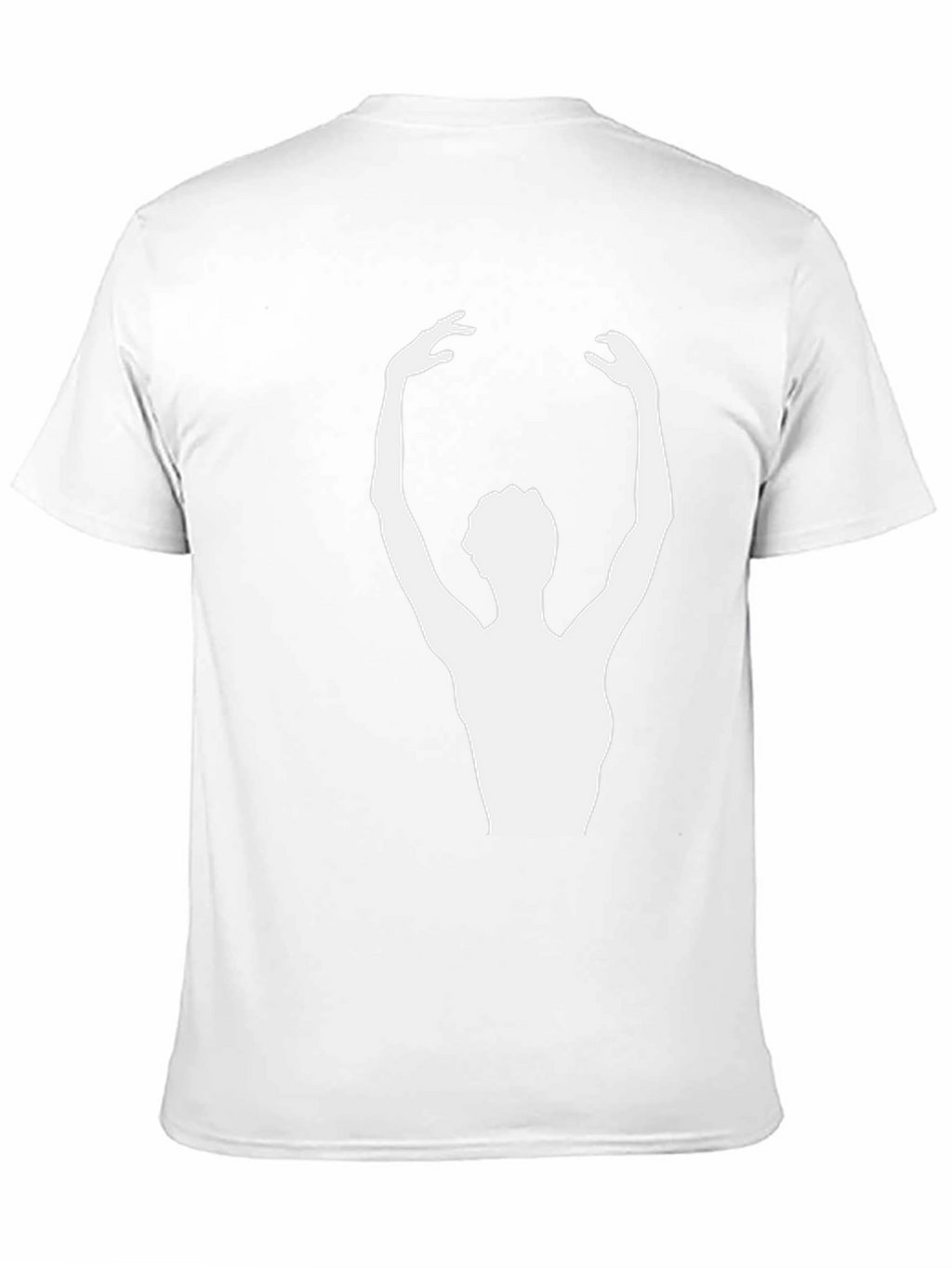 Ballerina Graphic Tee - Stylish Unisex Black T-Shirt