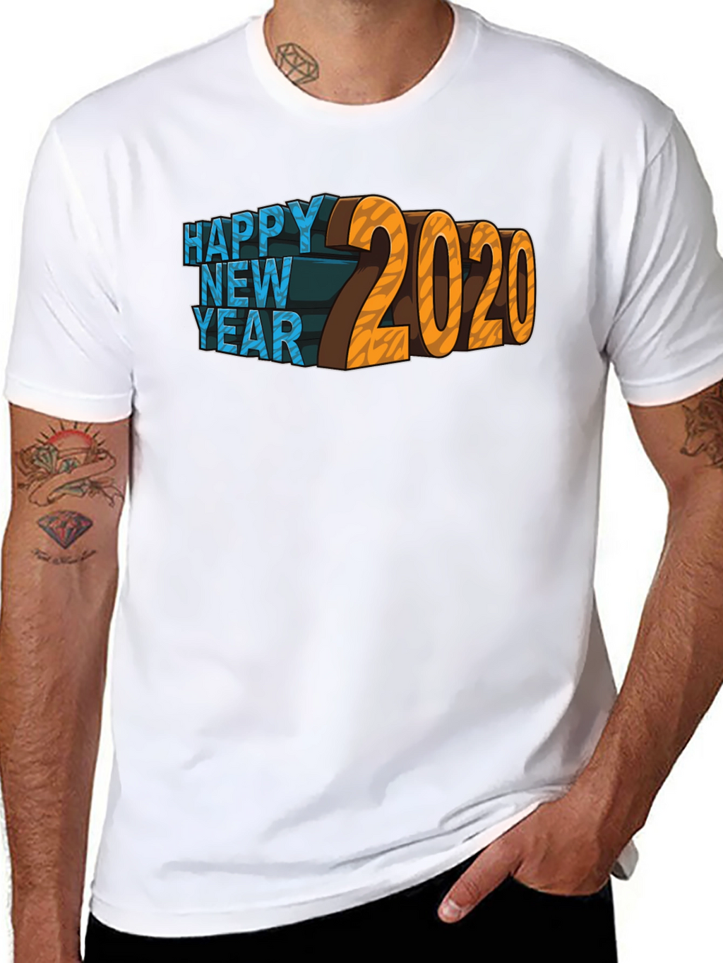 Happy New Year 2020 Graphic T-Shirt