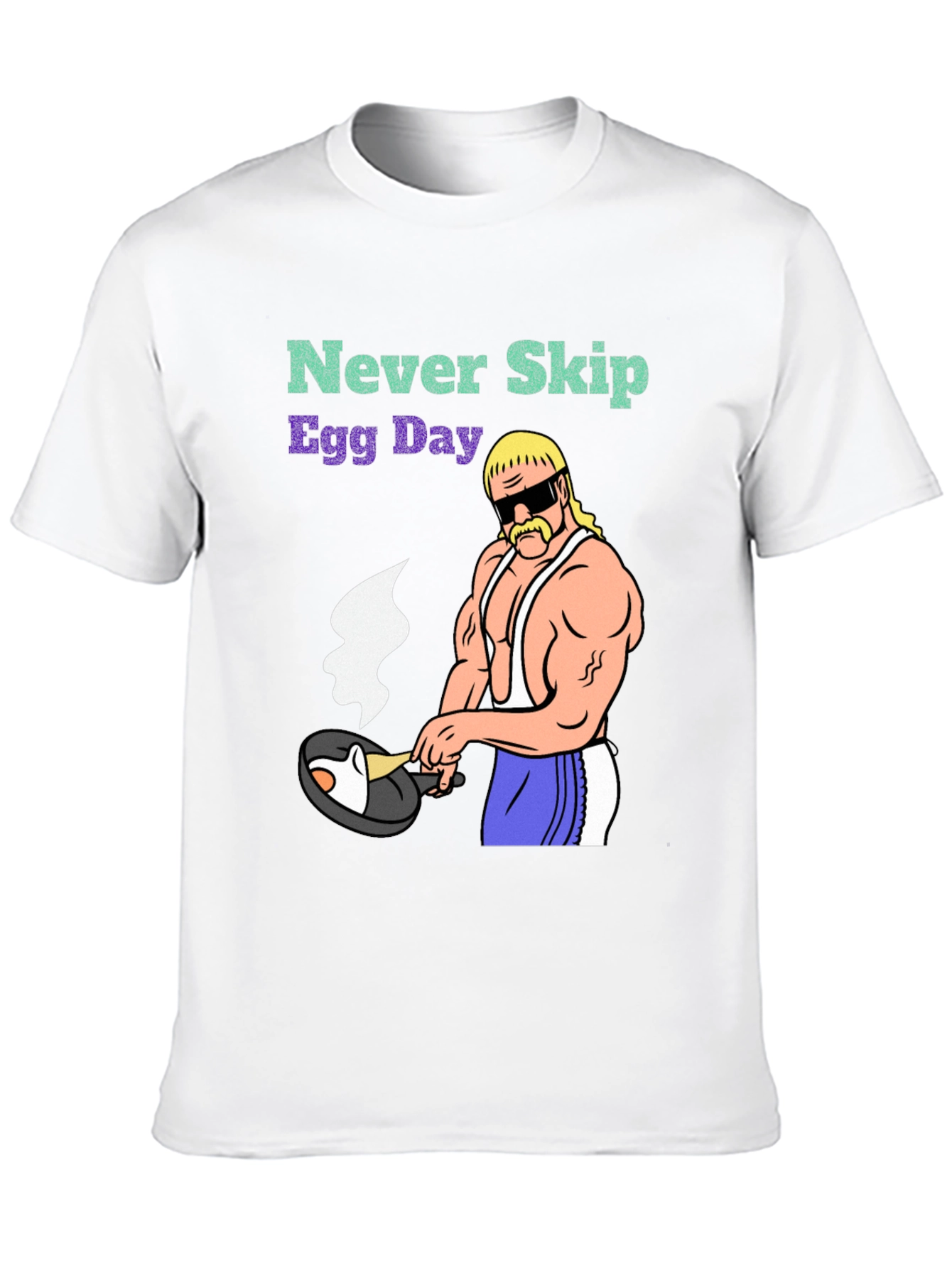 Never Skip Egg Day Graphic T-Shirt