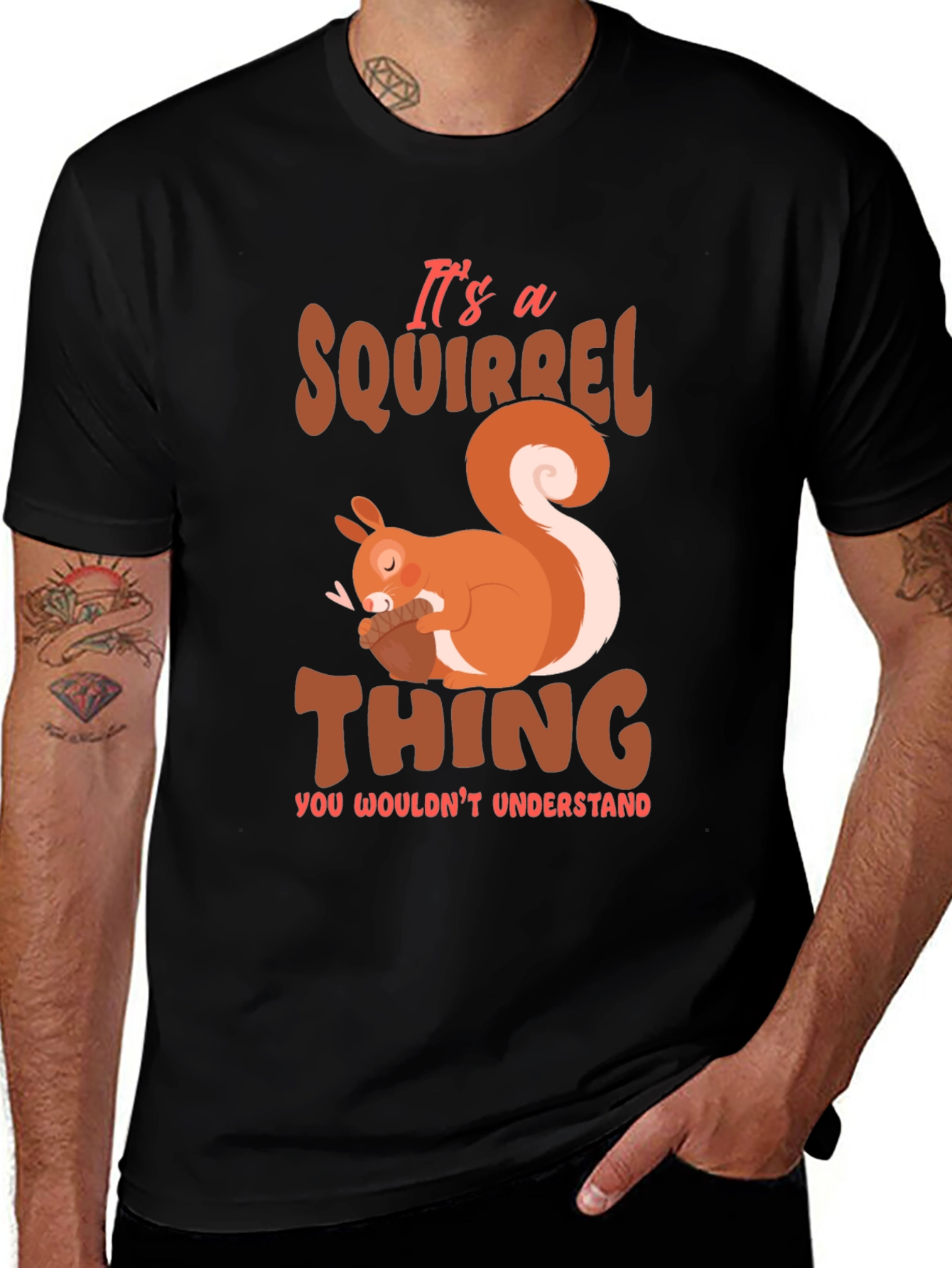 Squirrel Thing T-Shirt - Cute Animal Graphic Tee