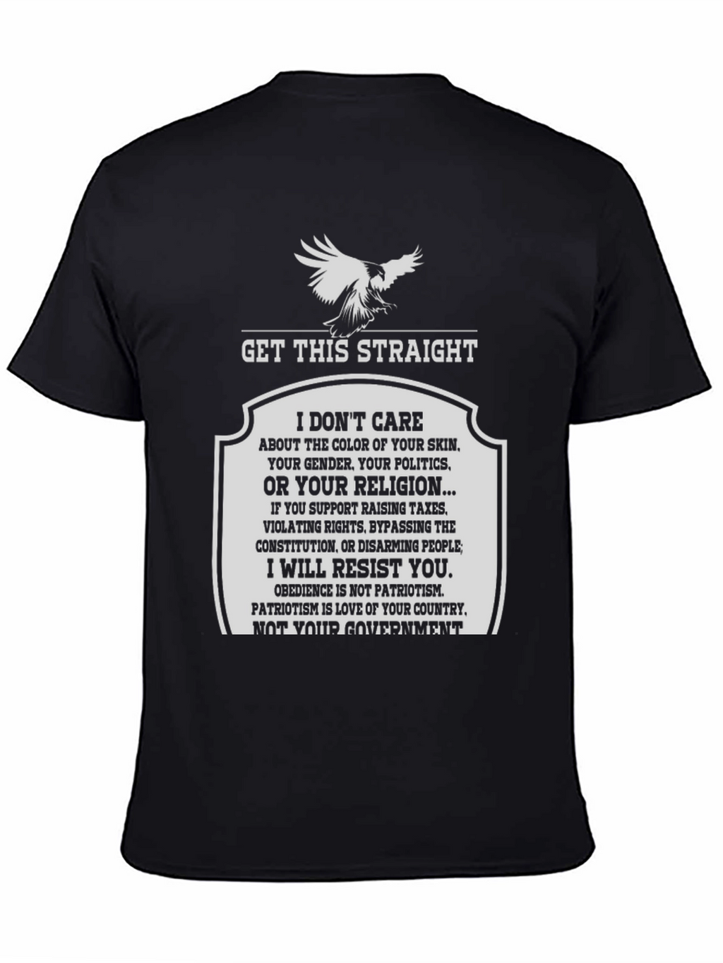Resist T-Shirt: Patriotic Graphic Tee