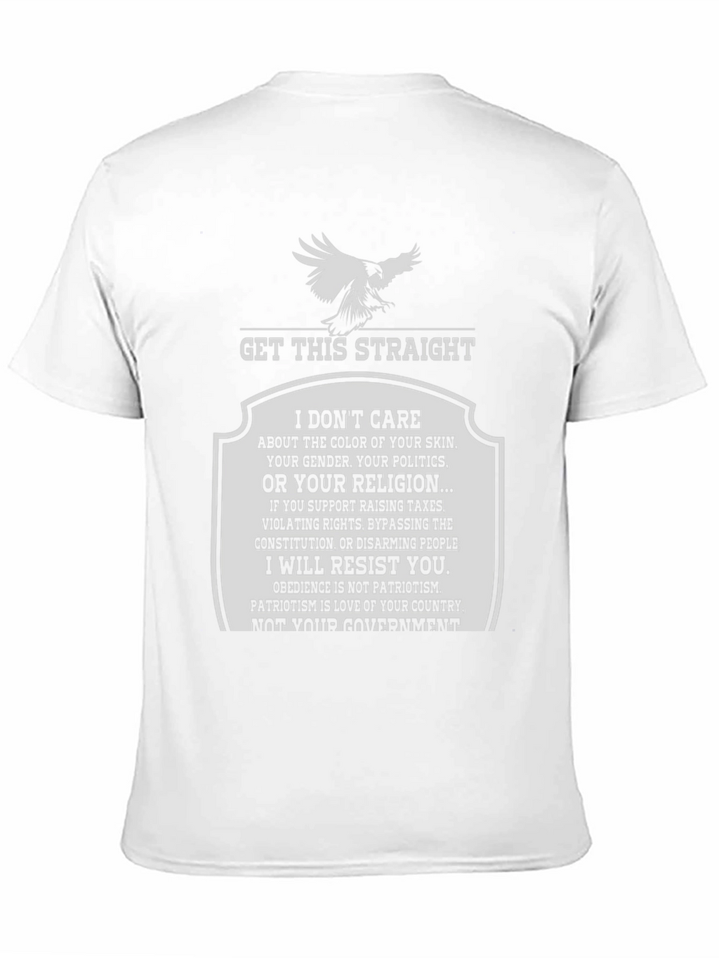 Resist T-Shirt: Patriotic Graphic Tee