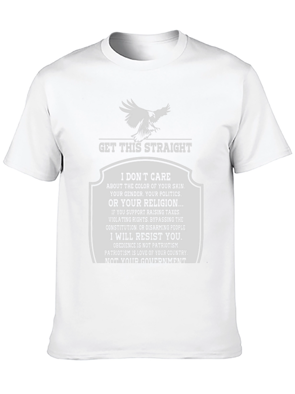 Resist T-Shirt: Patriotic Graphic Tee