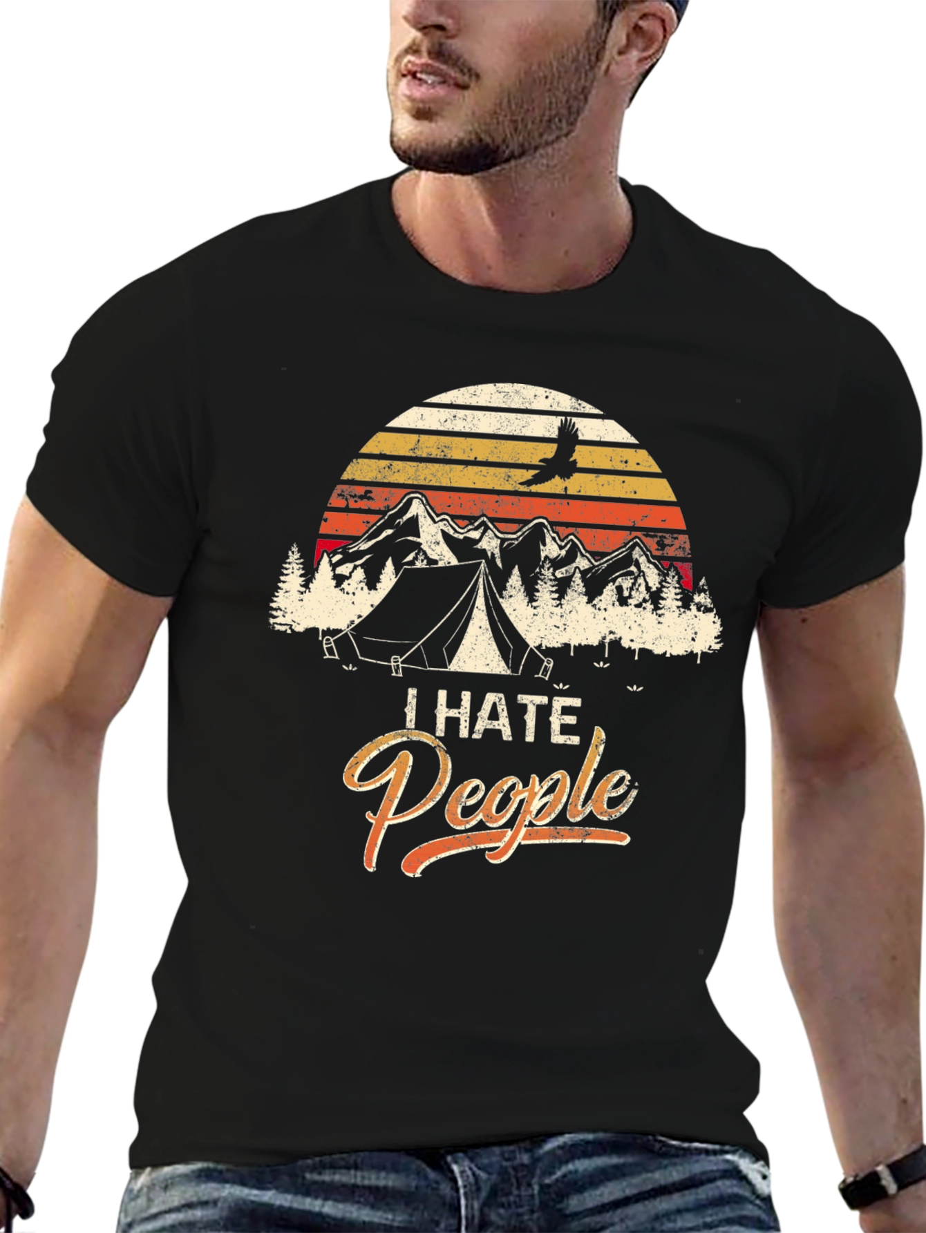 I Hate People Camping T-Shirt