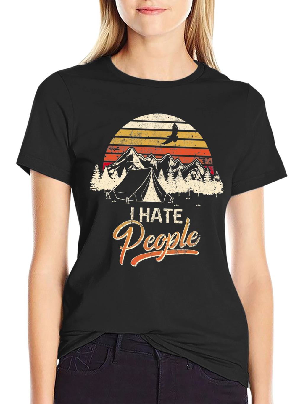 I Hate People Camping T-Shirt