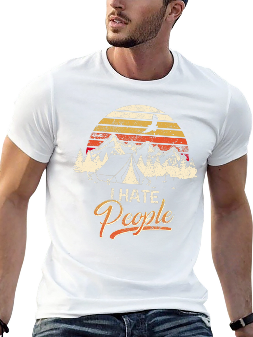 I Hate People Camping T-Shirt