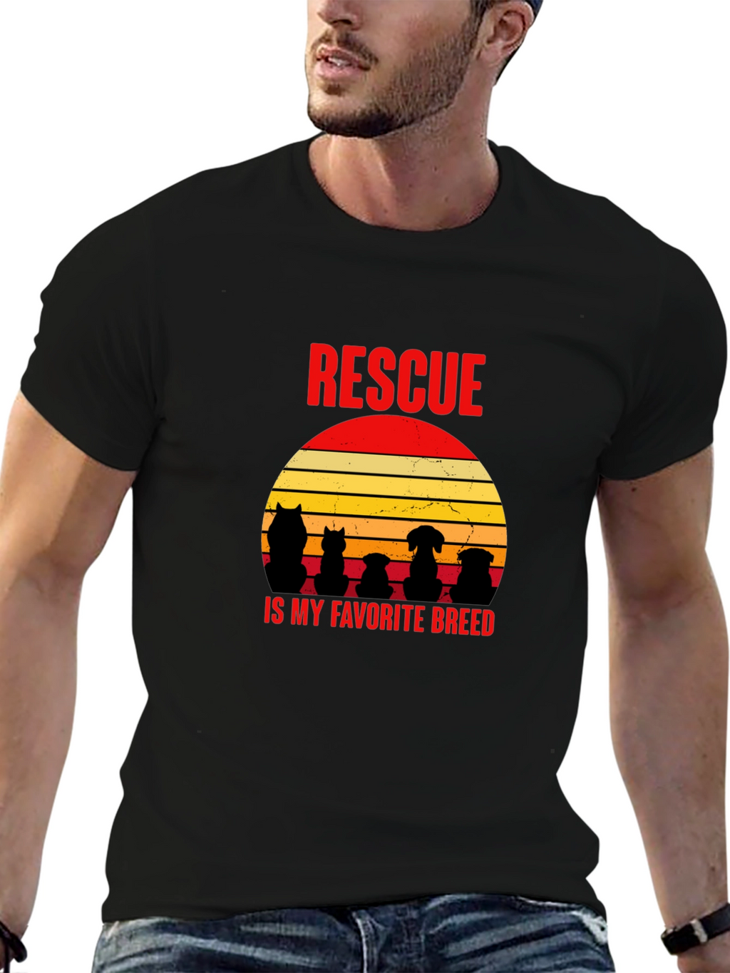 Rescue is My Favorite Breed T-Shirt