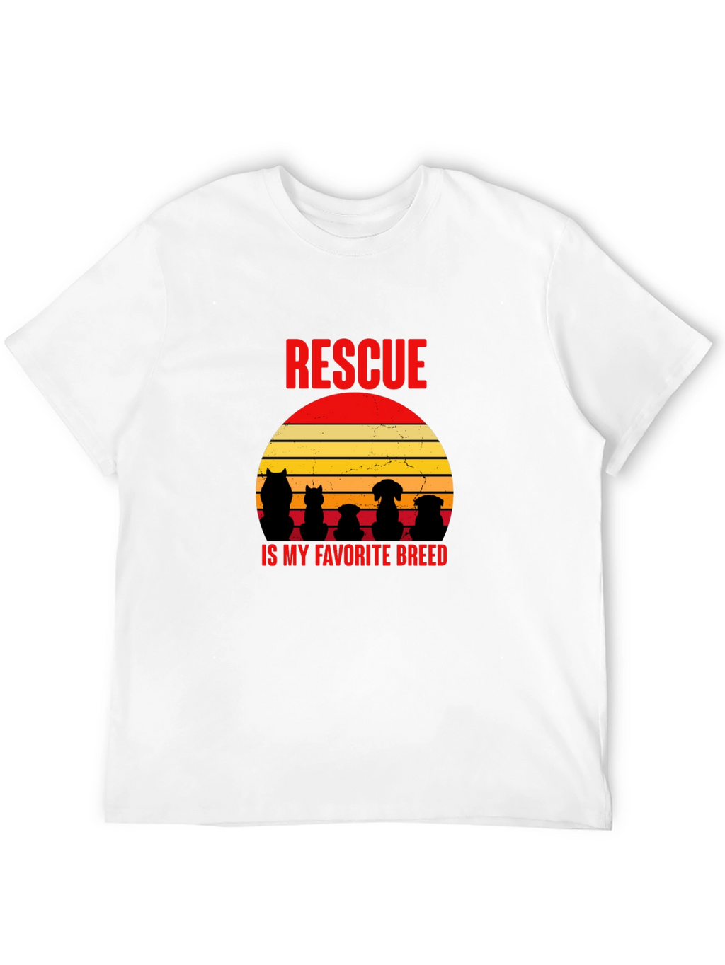 Rescue is My Favorite Breed T-Shirt