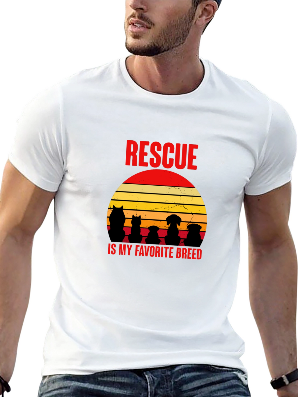 Rescue is My Favorite Breed T-Shirt
