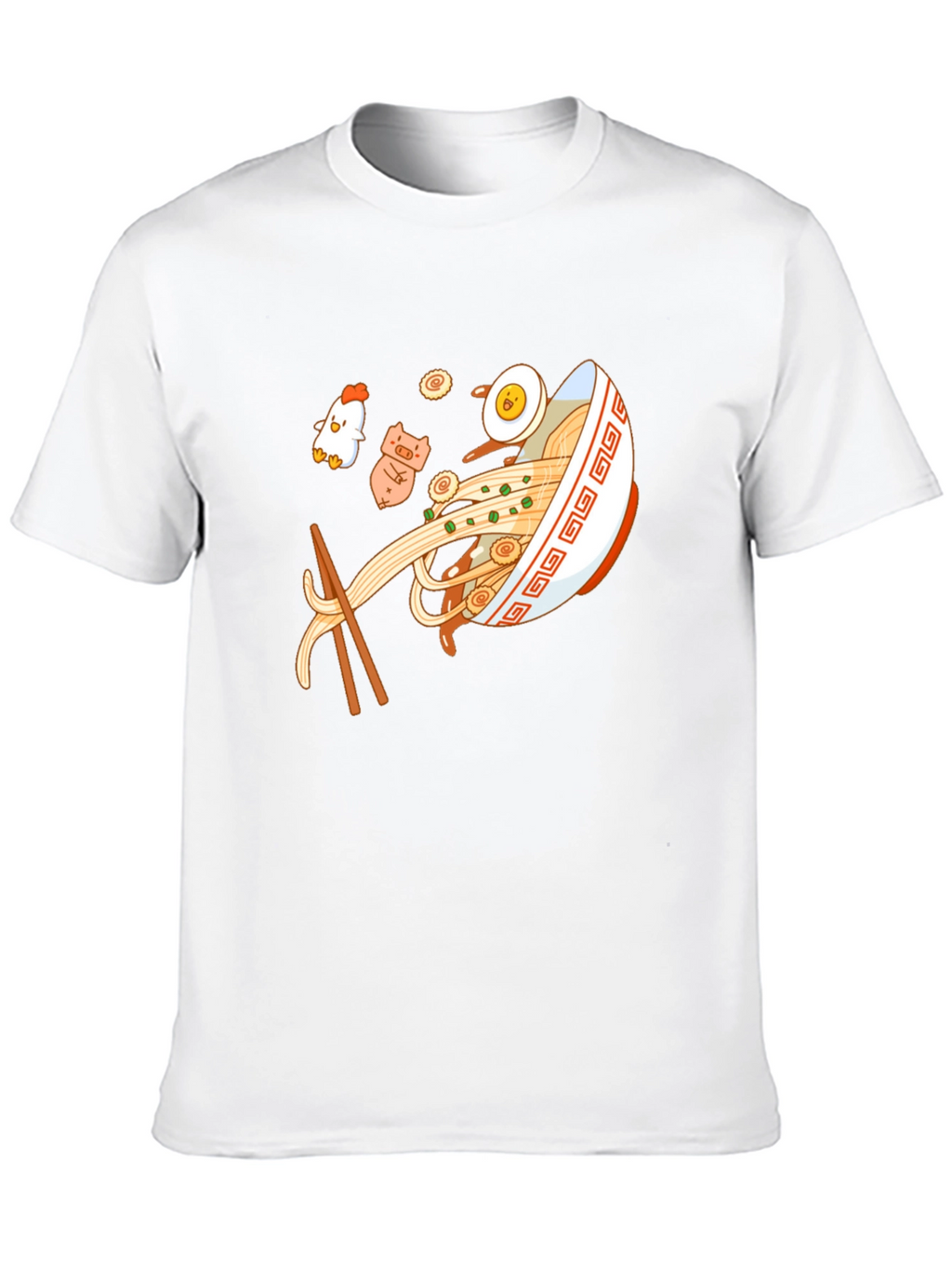 Ramen Bowl Graphic Black T-Shirt