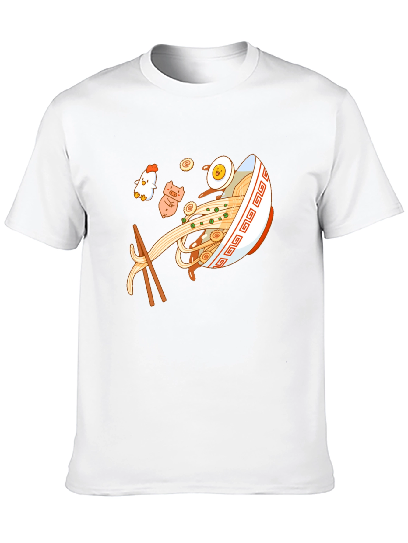 Ramen Bowl Graphic Black T-Shirt