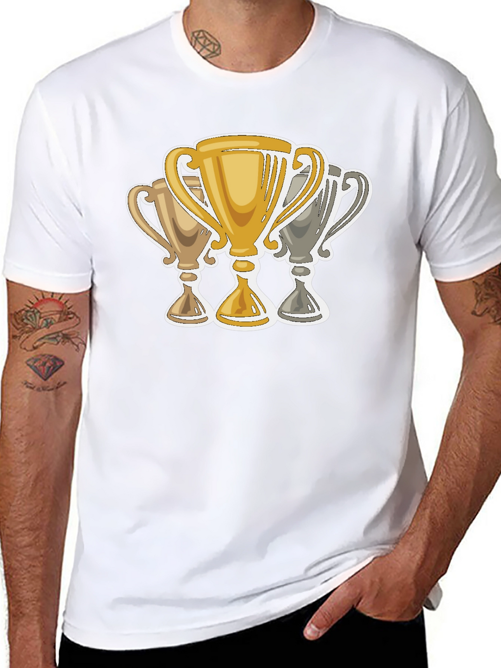 Trophy Graphic Black T-Shirt