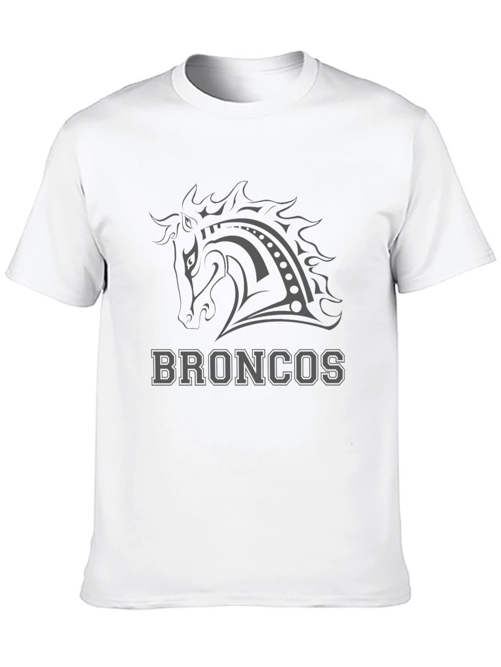 Broncos Horse Tee - Black Graphic T-Shirt