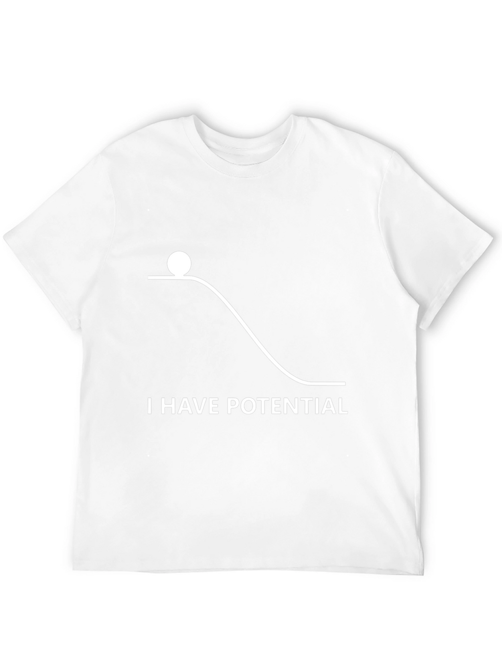 Potential Energy Humor Graphic T-Shirt
