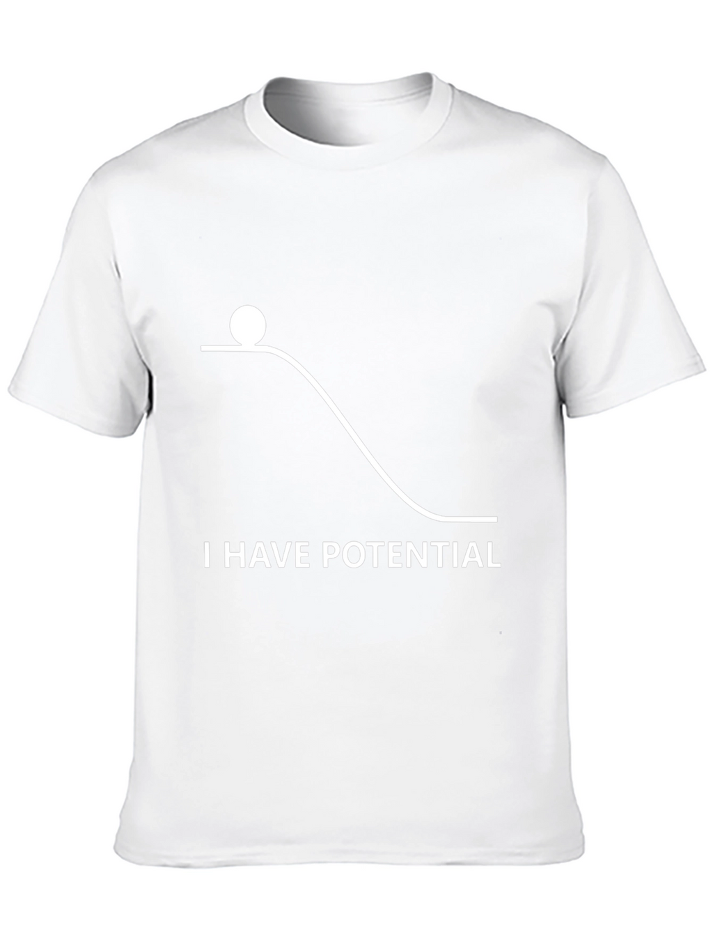 Potential Energy Humor Graphic T-Shirt