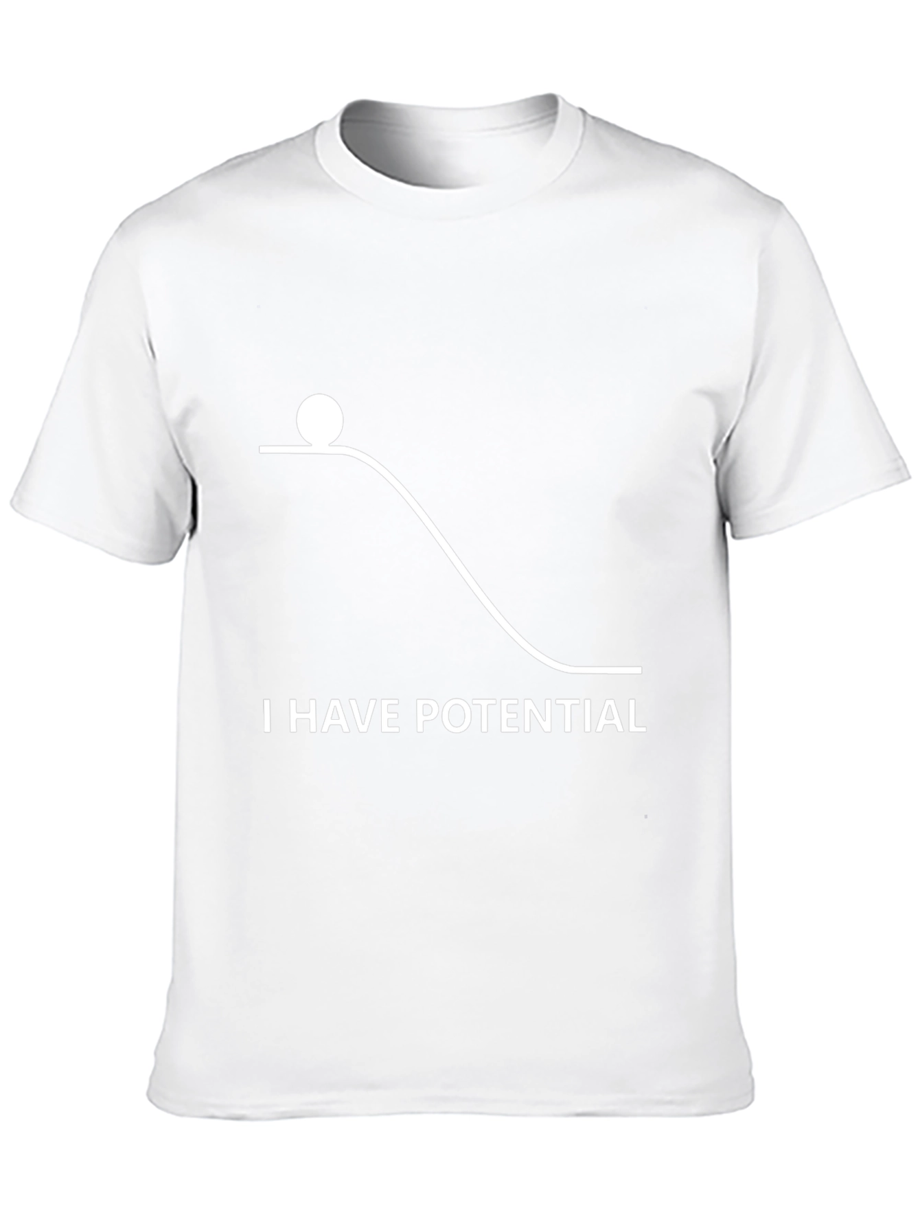 Potential Energy Humor Graphic T-Shirt
