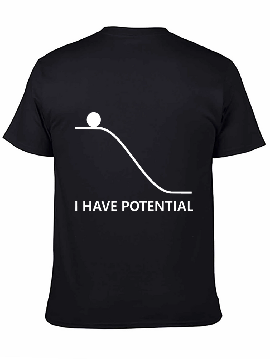 Potential Energy Humor Graphic T-Shirt