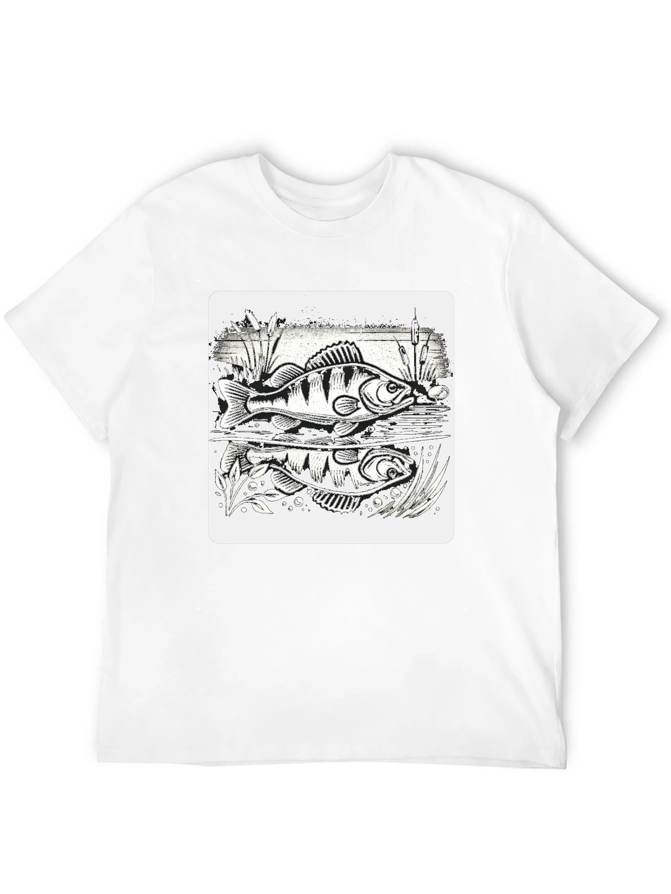 Fishing Perch Graphic Tee