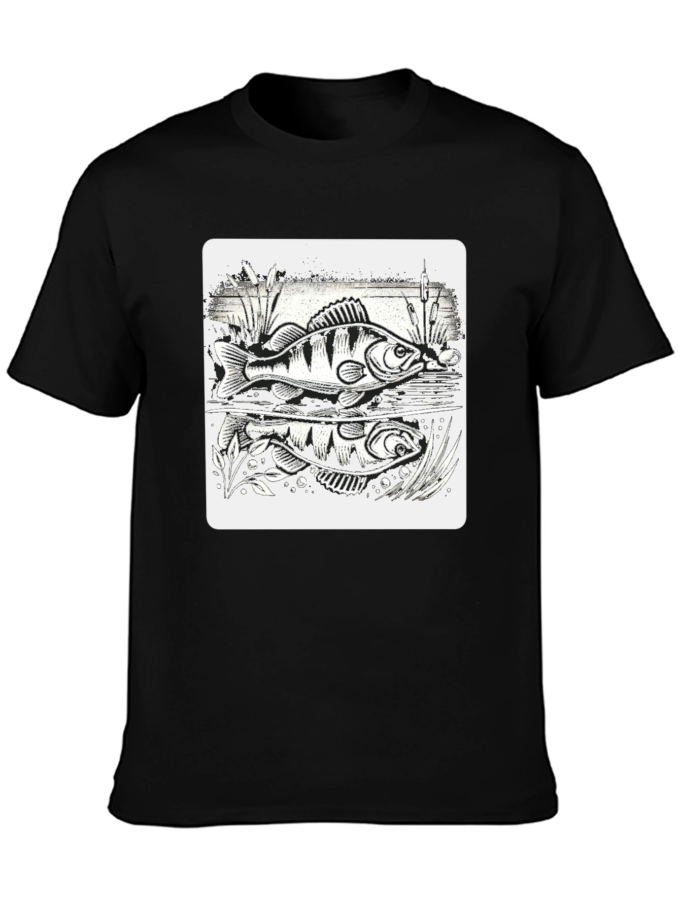 Fishing Perch Graphic Tee