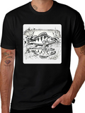 Fishing Perch Graphic Tee