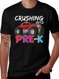 Crushing Into Pre-K Monster Truck T-Shirt