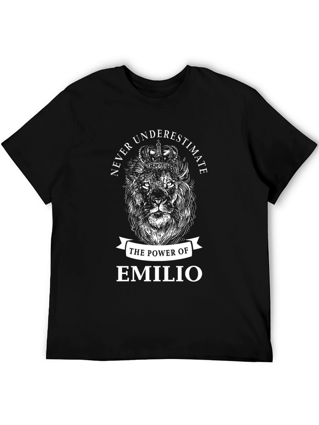 Emilio Lion Power Black T-Shirt