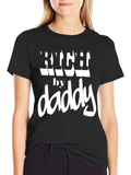 Rich By Daddy Graphic Tee Black Cotton
