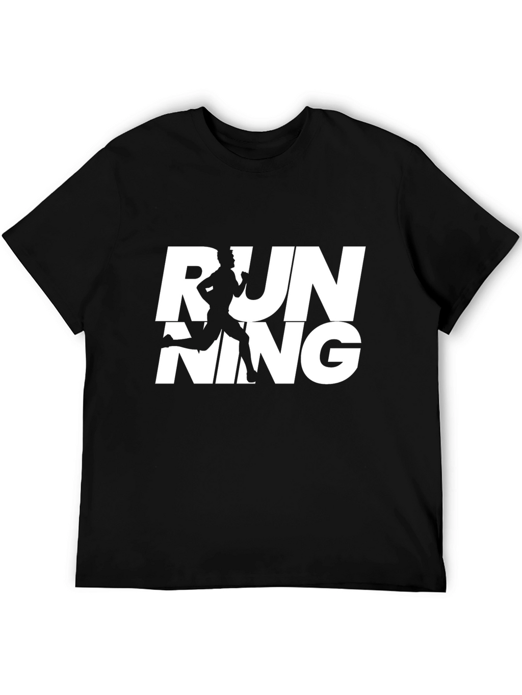 Running Graphic Tee - Sporty Black T-Shirt