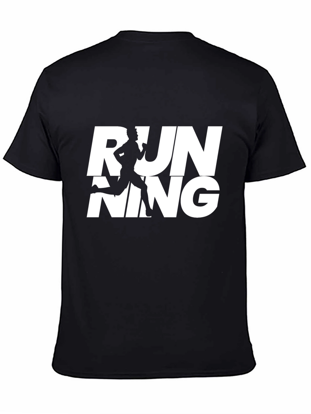 Running Graphic Tee - Sporty Black T-Shirt
