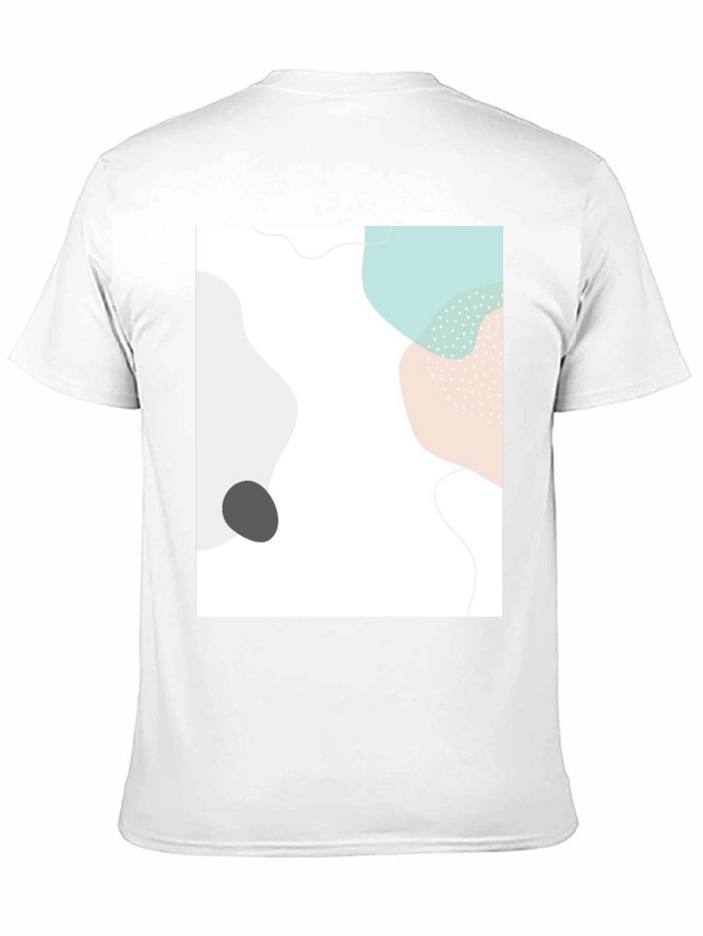 Abstract Graphic Print Black Casual T-Shirt
