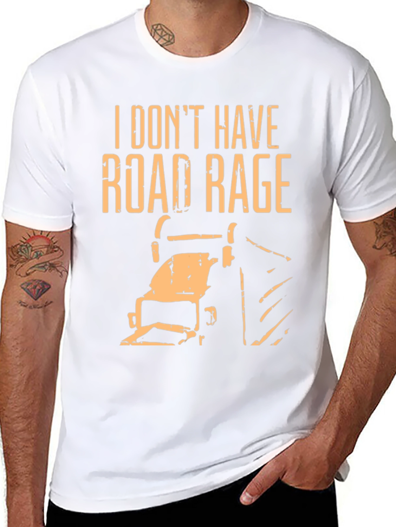Funny Road Rage T-Shirt - Novelty Graphic Tee