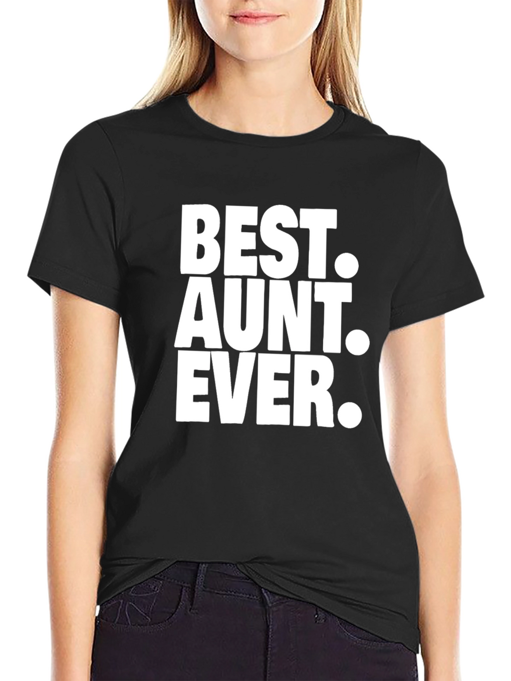 Best Aunt Ever Black T-Shirt