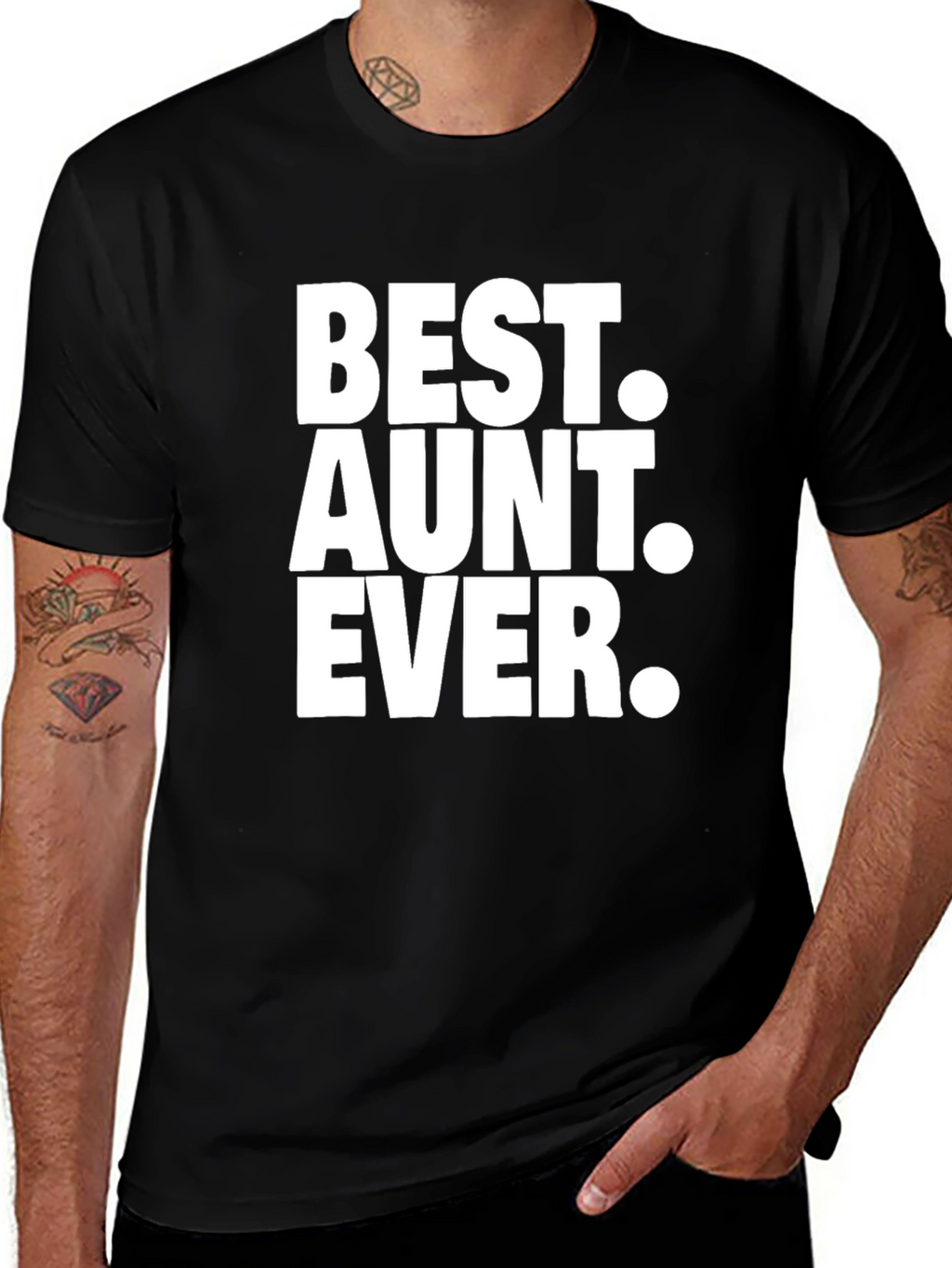 Best Aunt Ever Black T-Shirt