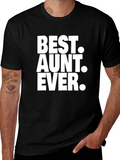 Best Aunt Ever Black T-Shirt