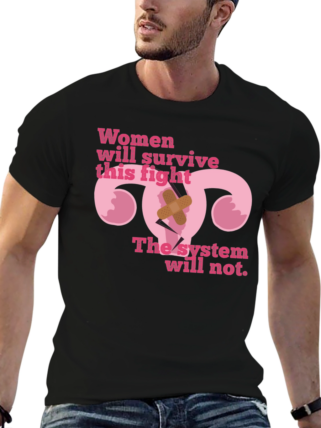 Feminist Uterus T-Shirt - Womens Rights Tee