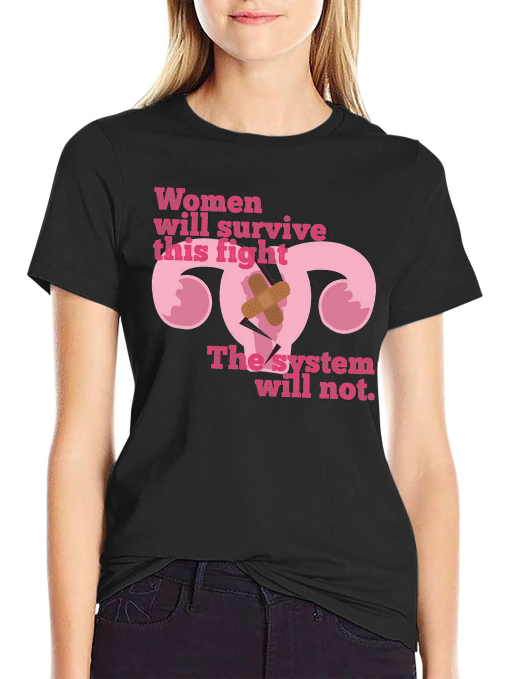 Feminist Uterus T-Shirt - Womens Rights Tee