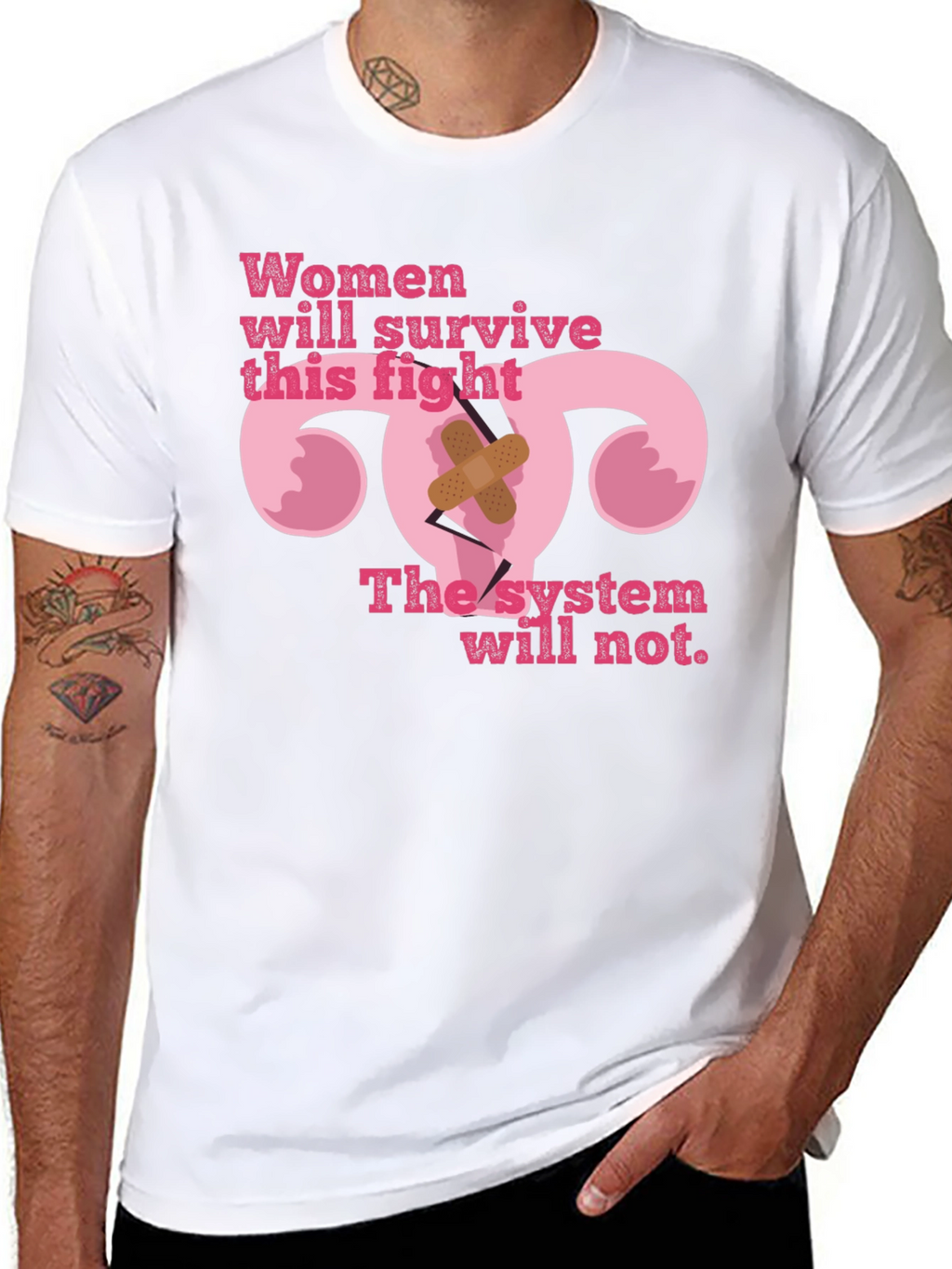Feminist Uterus T-Shirt - Womens Rights Tee