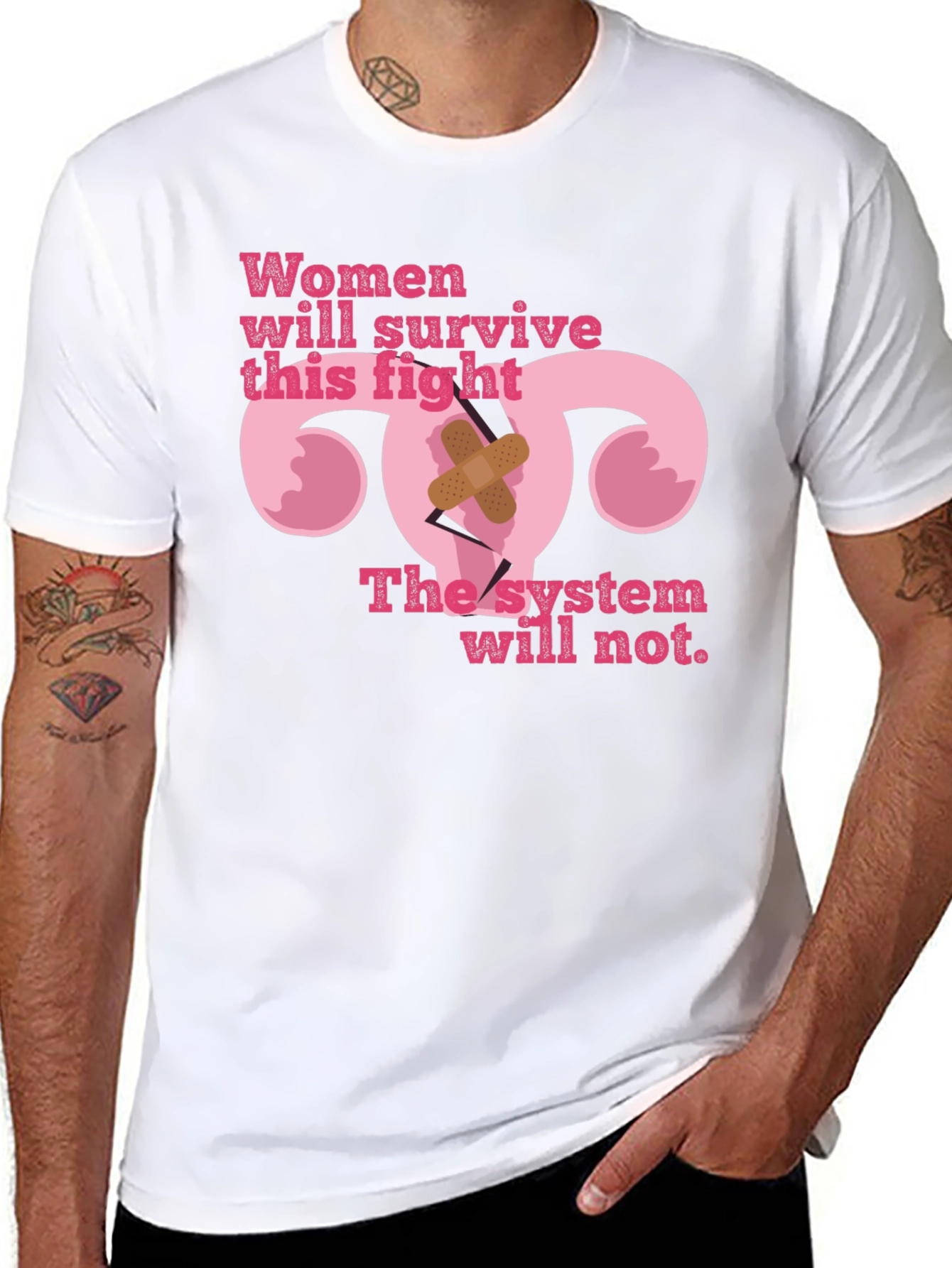 Feminist Uterus T-Shirt - Womens Rights Tee