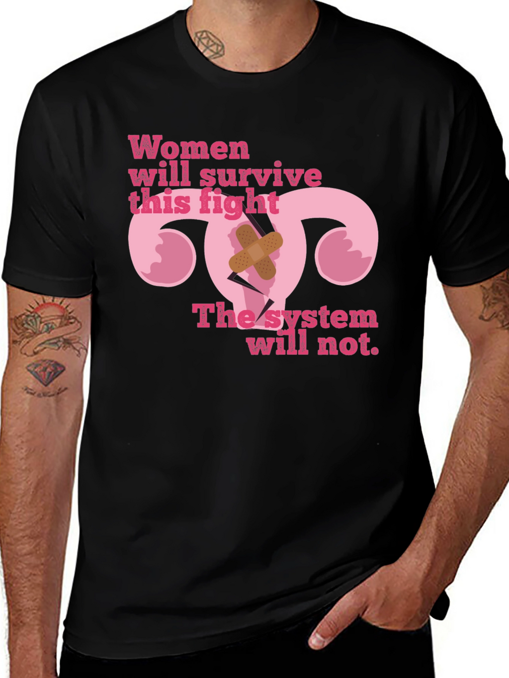 Feminist Uterus T-Shirt - Womens Rights Tee